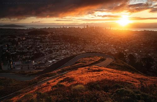 View from Twin Peaks in San Francisco, CA View from Twin Peaks in San Francisco, CA