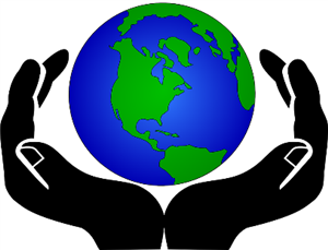 hands holding earth picture 